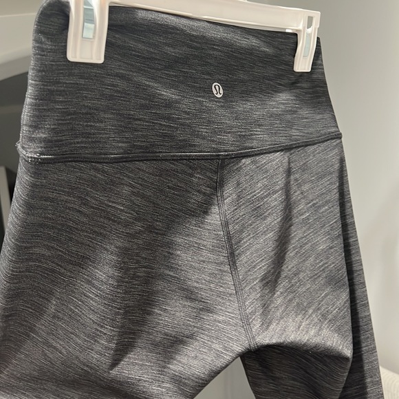 Heathered gray lululemon leggings - Picture 2 of 2